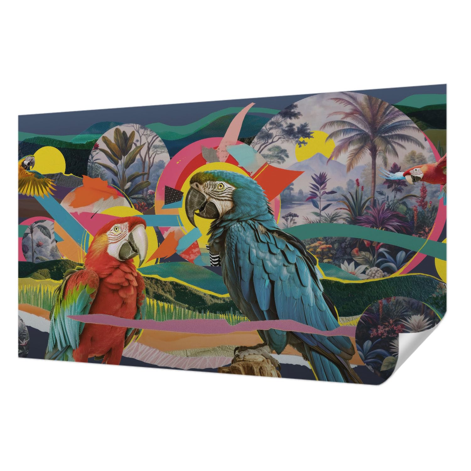 Papier peint photo autocollant lavable pour masquer les imperfections du mur