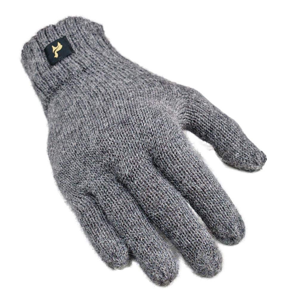 100% Alpaka Wolle Strickhandschuhe für Herren und Damen – Warme, Weiche & Atmungsaktive Zopfmuster Handschuhe, Nachhaltig für Kalte Tage