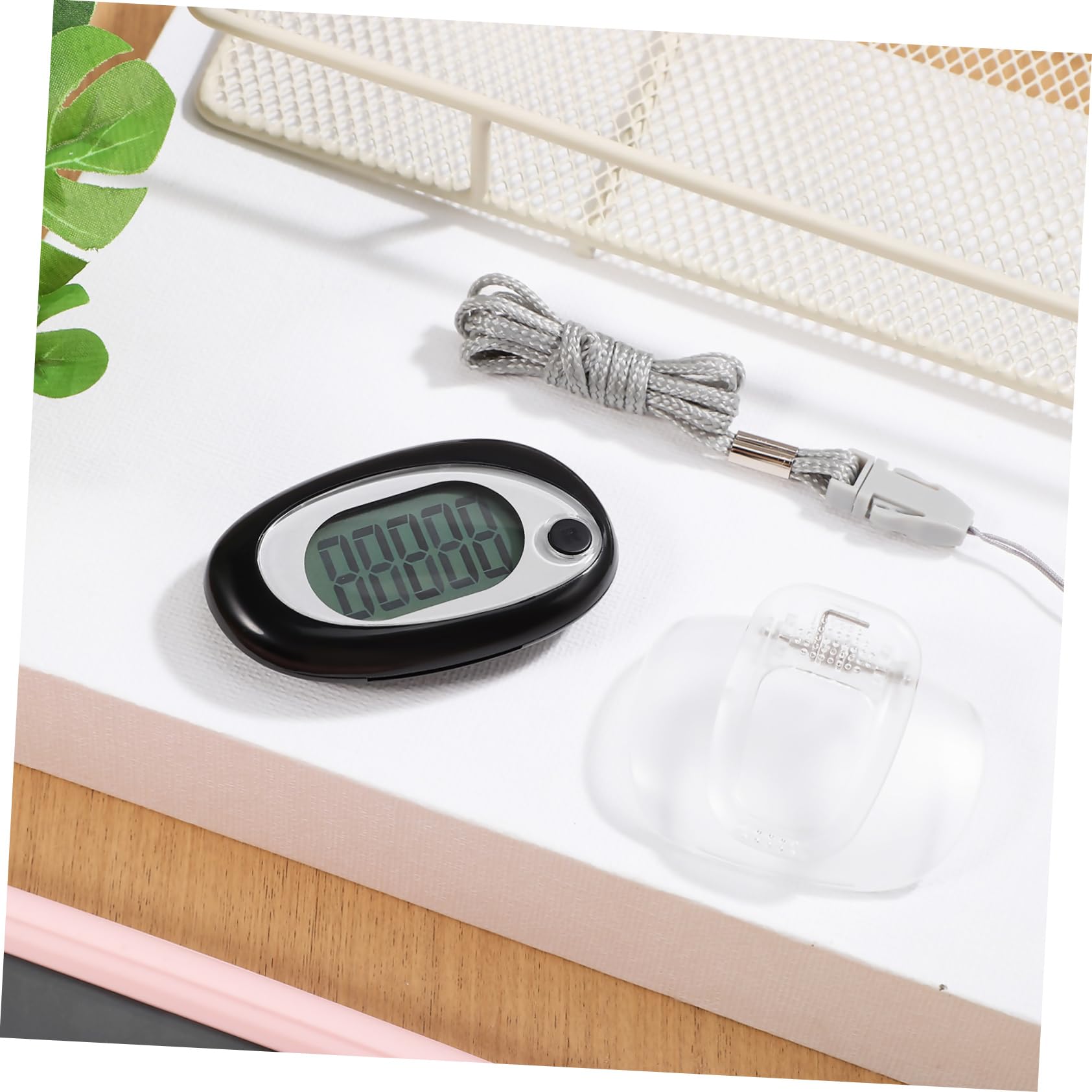 SUPVOX Podomètre De Marche Compteur De Randonnée Pédestre Podomètre pour Marcher De Remise en Forme Compteur De Pas Portable 3D Plastique