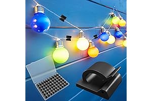 Rope Light Clips for Outside: Xuuza 60Pcs Cable Hooks for String Lights