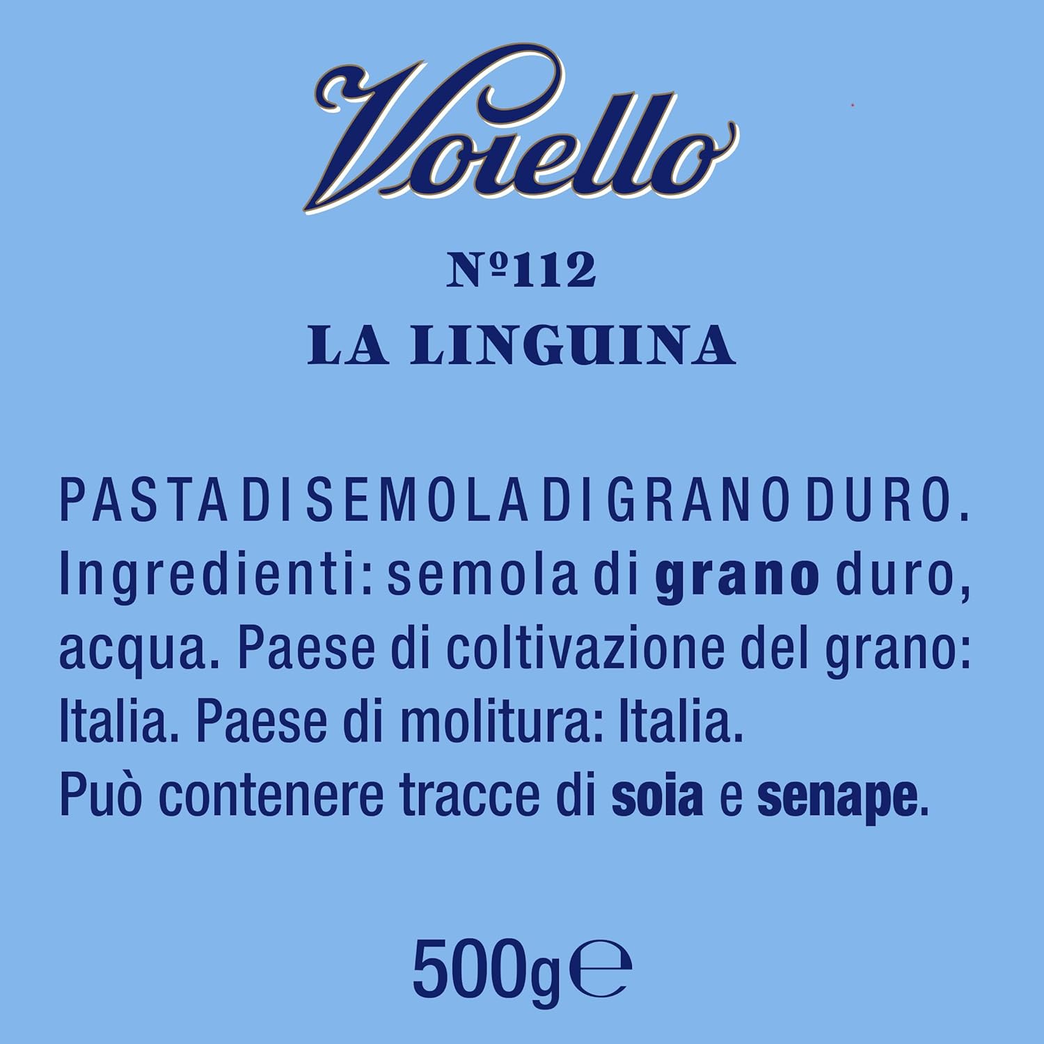 Voiello Pasta Linguine n.112, 500g, Grani 100% Italiani, Trafilatura Al Bronzo - Immagine 2