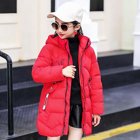 Winterjas voor dames, parka, capuchon, grote bontkraag, dons, katoenen jas, lange parka, dikke gewatteerde vrouwelijke casual outwear, Donker Groen, L
