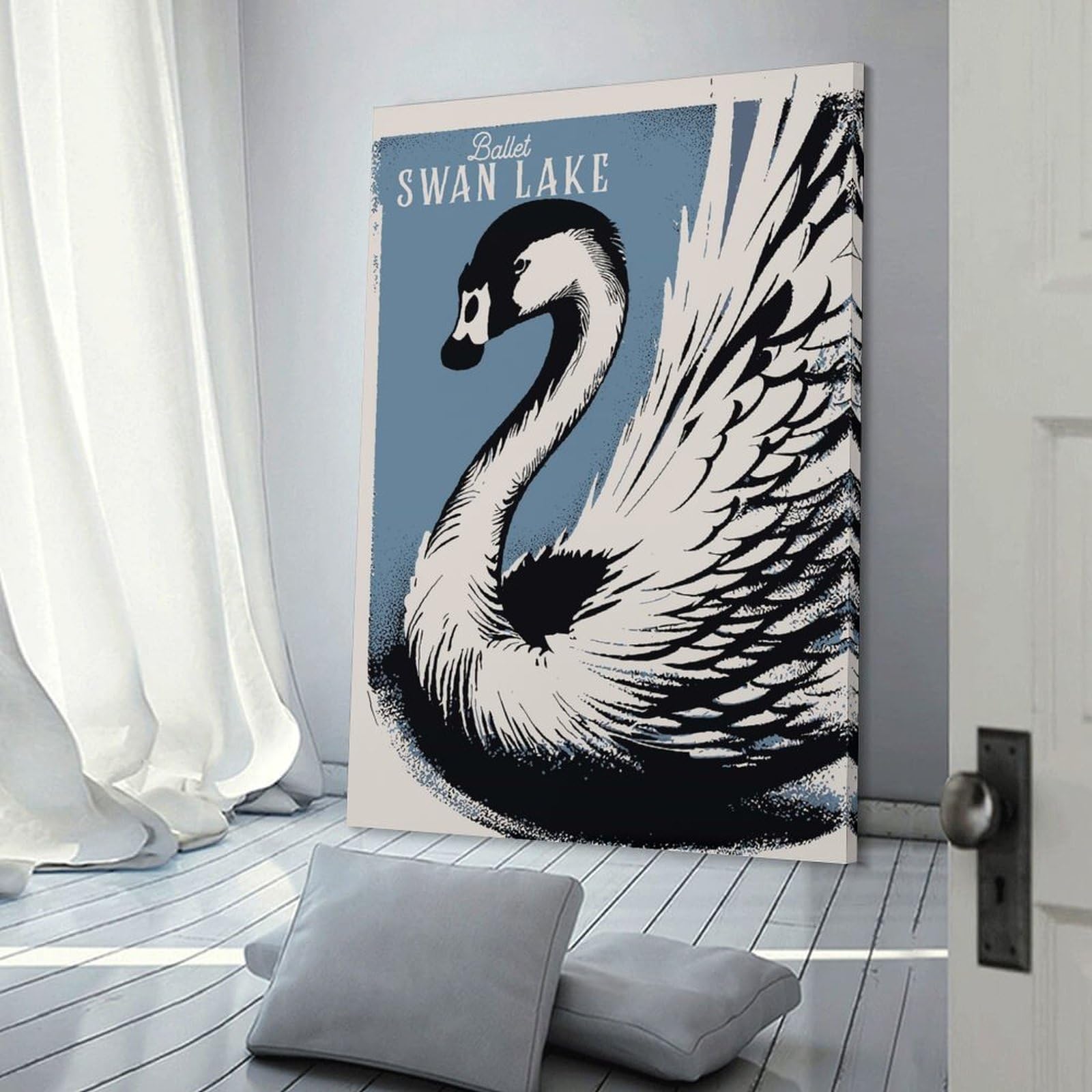 Swan Lake Ballet (2) Home Decor Wall Art 20x30inch(50x75cm), for Restful Interiors, Bedrooms Or Small Rooms, A Warm Accent for Relaxed Interiors