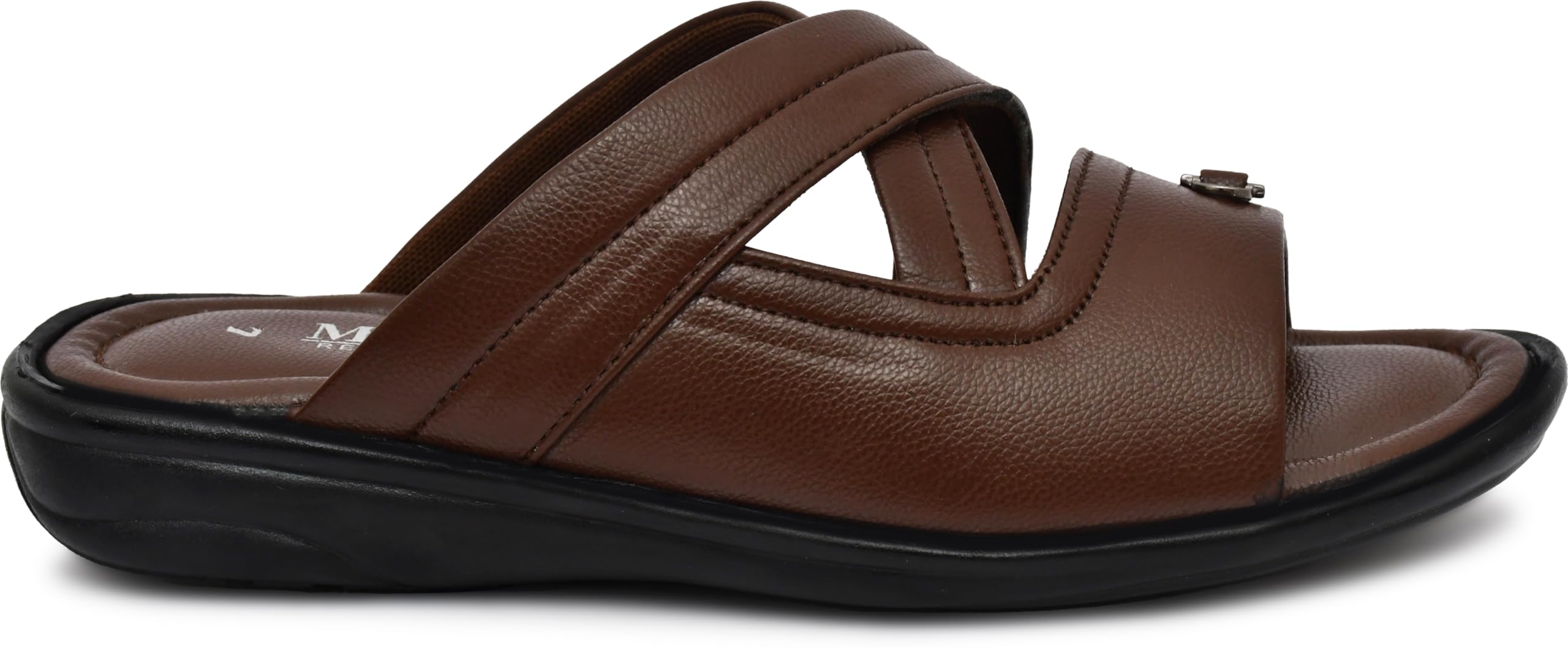 XAVIER INTERNATIONAL Men's Synthetic Leather SandalR-2045-P|-image-1