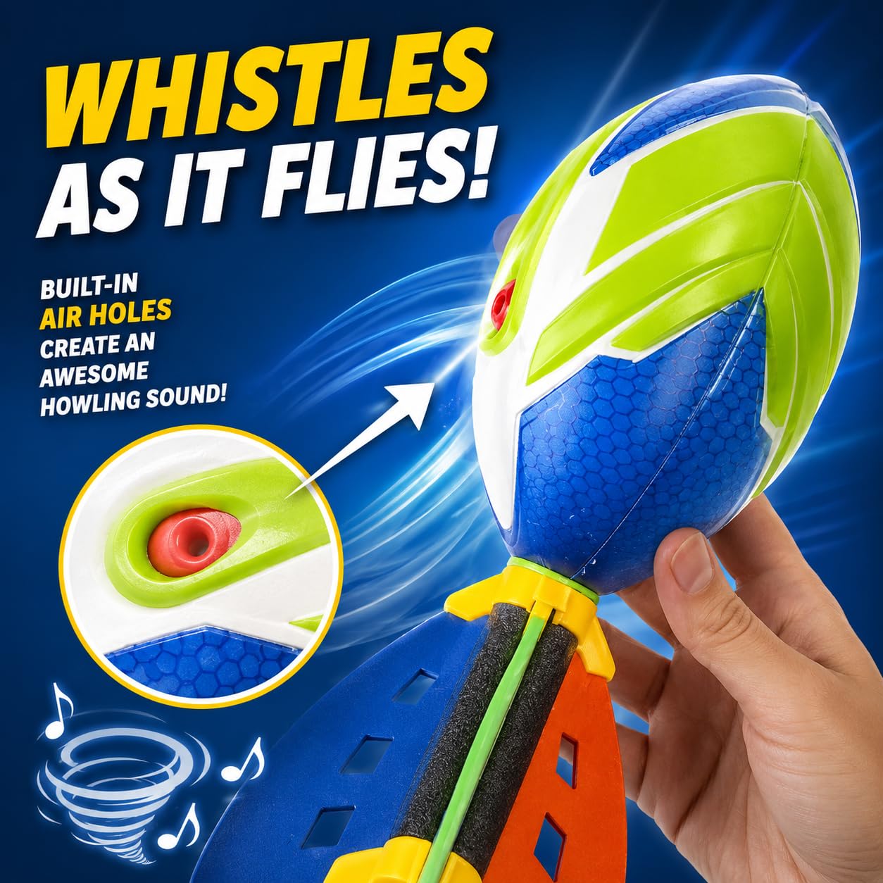 Amazon.com: Liberty Imports 3-Pack Whistling Foam Football with