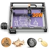 ACMER S2 Pro Laser Engraver, 36000mW Laser Cutting Machine with Built-in 30L Air Pump, 400 * 400mm Engraving Area, High-Speed, WiFi & TF Card, for DIY Projects and Small Busines