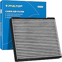 Vista 11 de PHILTOP Filtro de aire de cabina, ACF058 (CF10361) Reemplazo para Cobalt, HHR, G5, Ion, Pursuit, Filtro de Cabina Premium con filtro de carbón