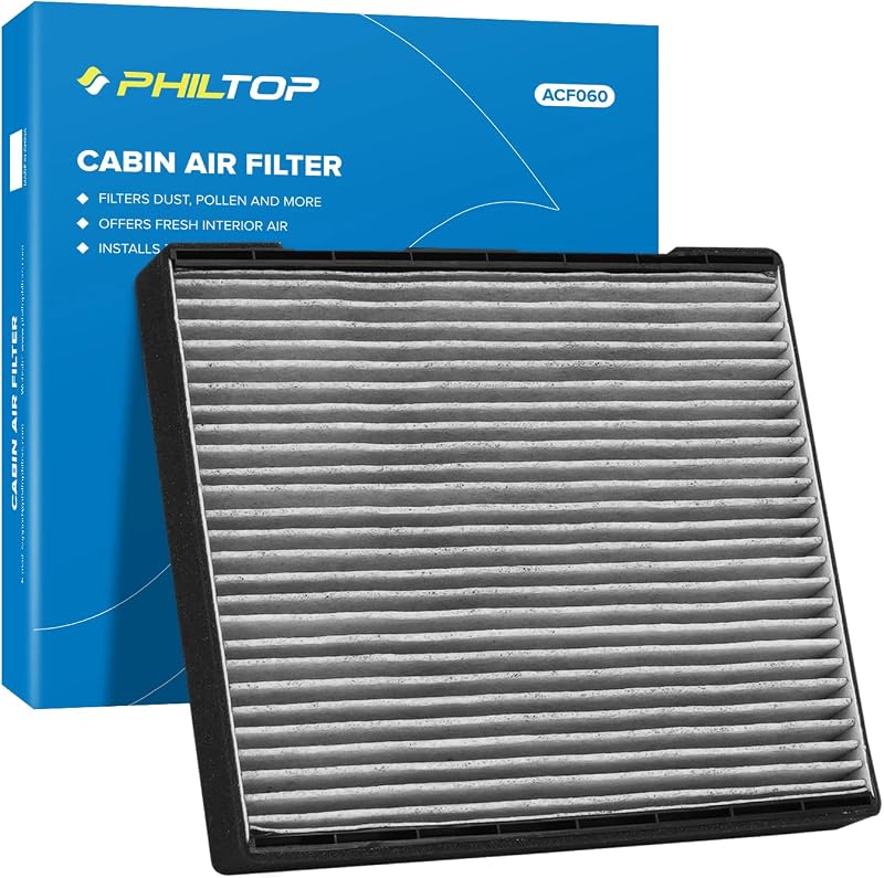 Filtro de cabine HEPA PHILTOP CF10329 para Hyundai Elantra, Tiburon, Entourage e Kia Sedona – 1 unidade