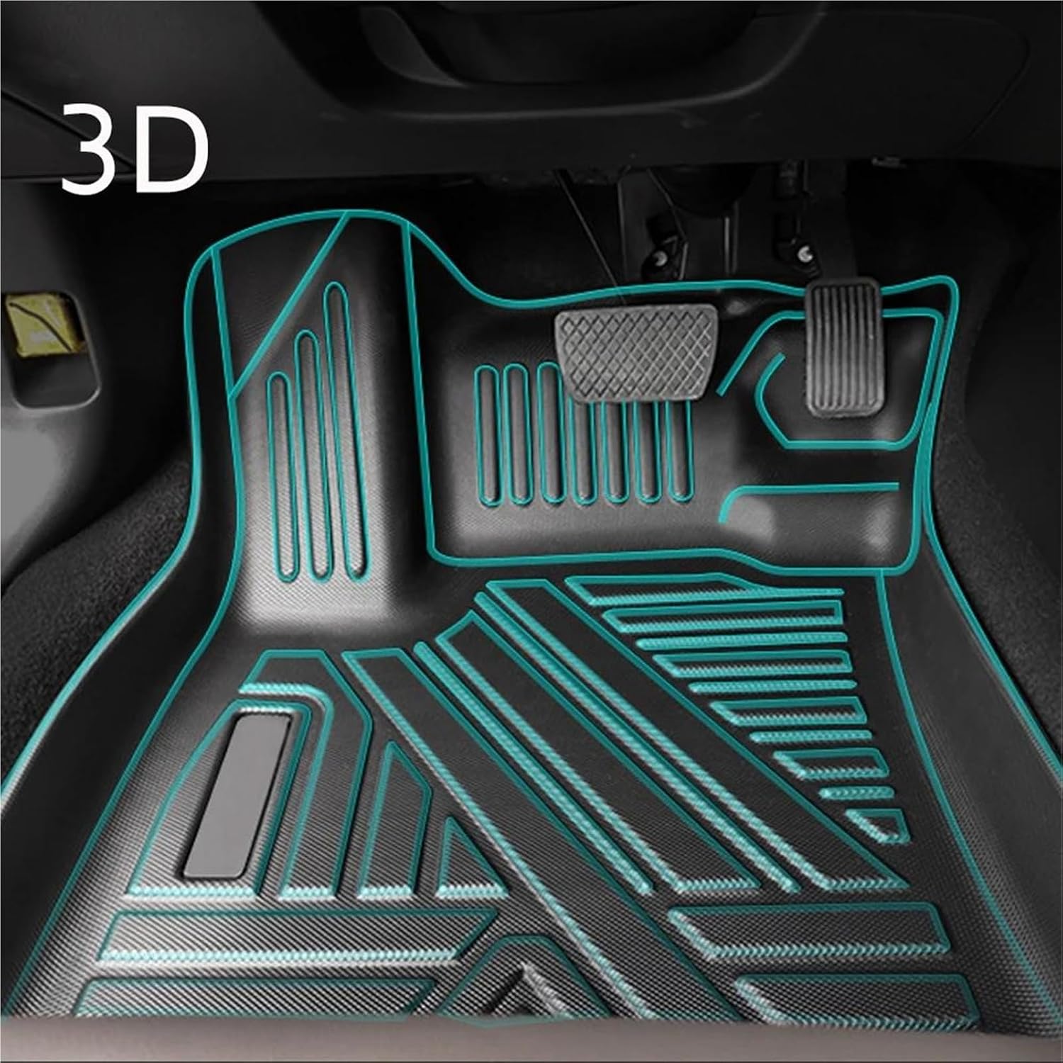 用 5 シリーズ PHEV 2018-2022 ゴム車のフロアマット防水 3D 全天候型スリップ 【ベアリングクラッチスタータークラッチフィット】 UWXYZABCD