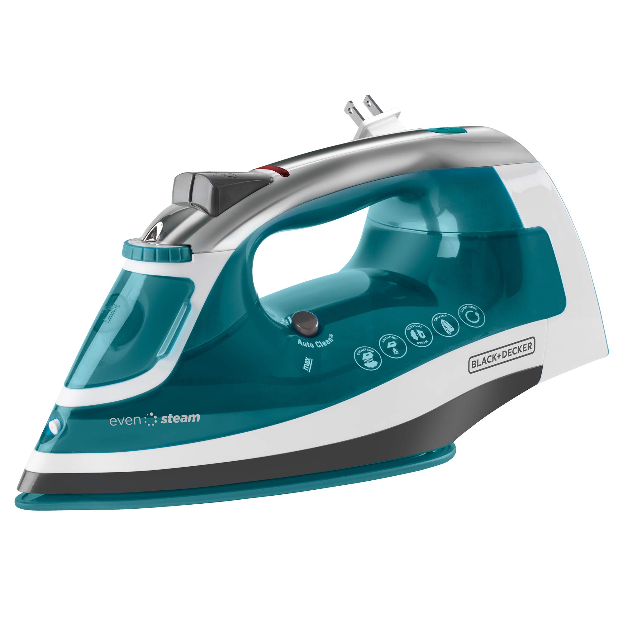 Plancha de Vapor Black + Decker Smart Steam con Suela de Cer&aacute;mica y Cable Retr&aacute;ctil
