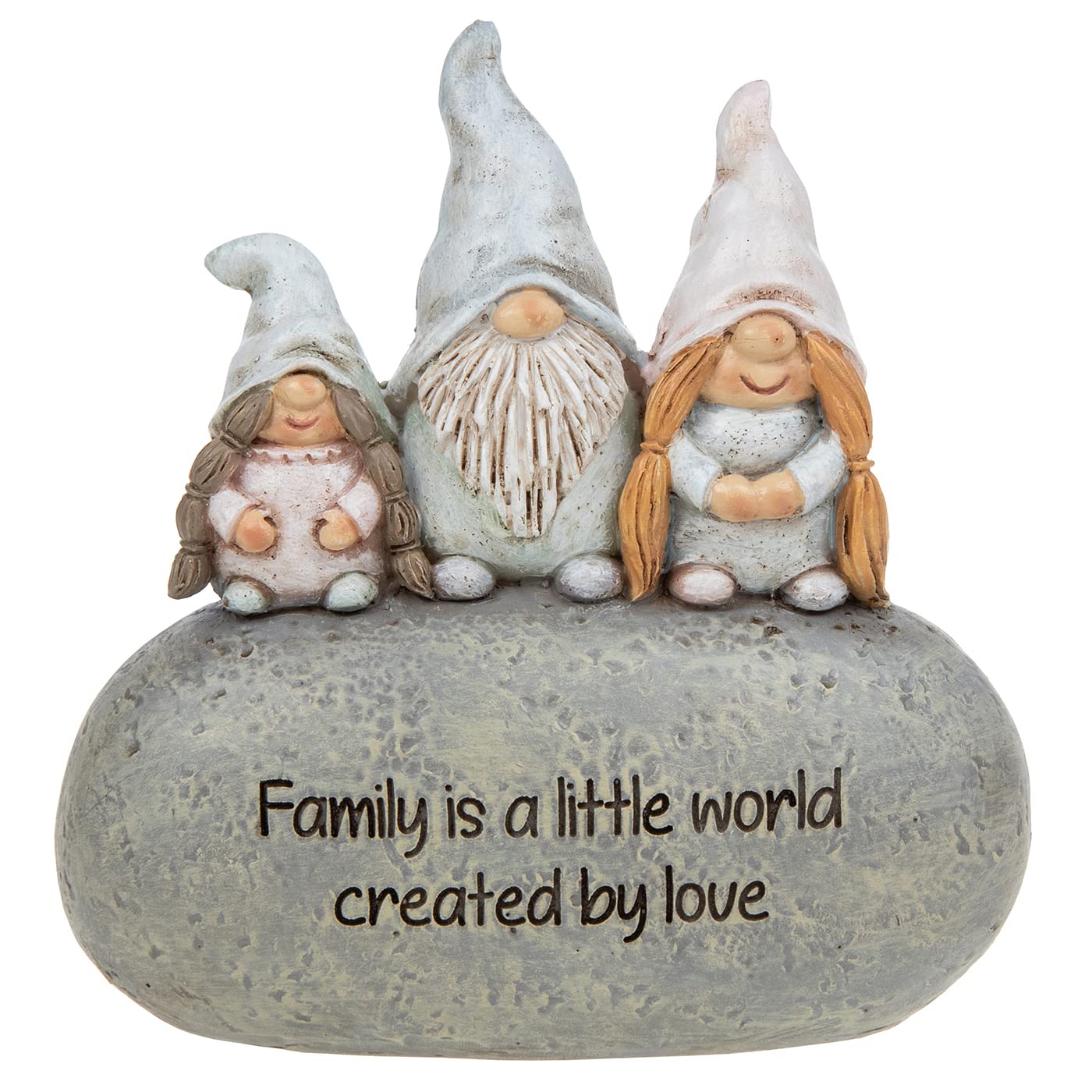 Shudehill Giftware Grey Shudehill Pebble Gonk - Family, Is A Little World Created By Love