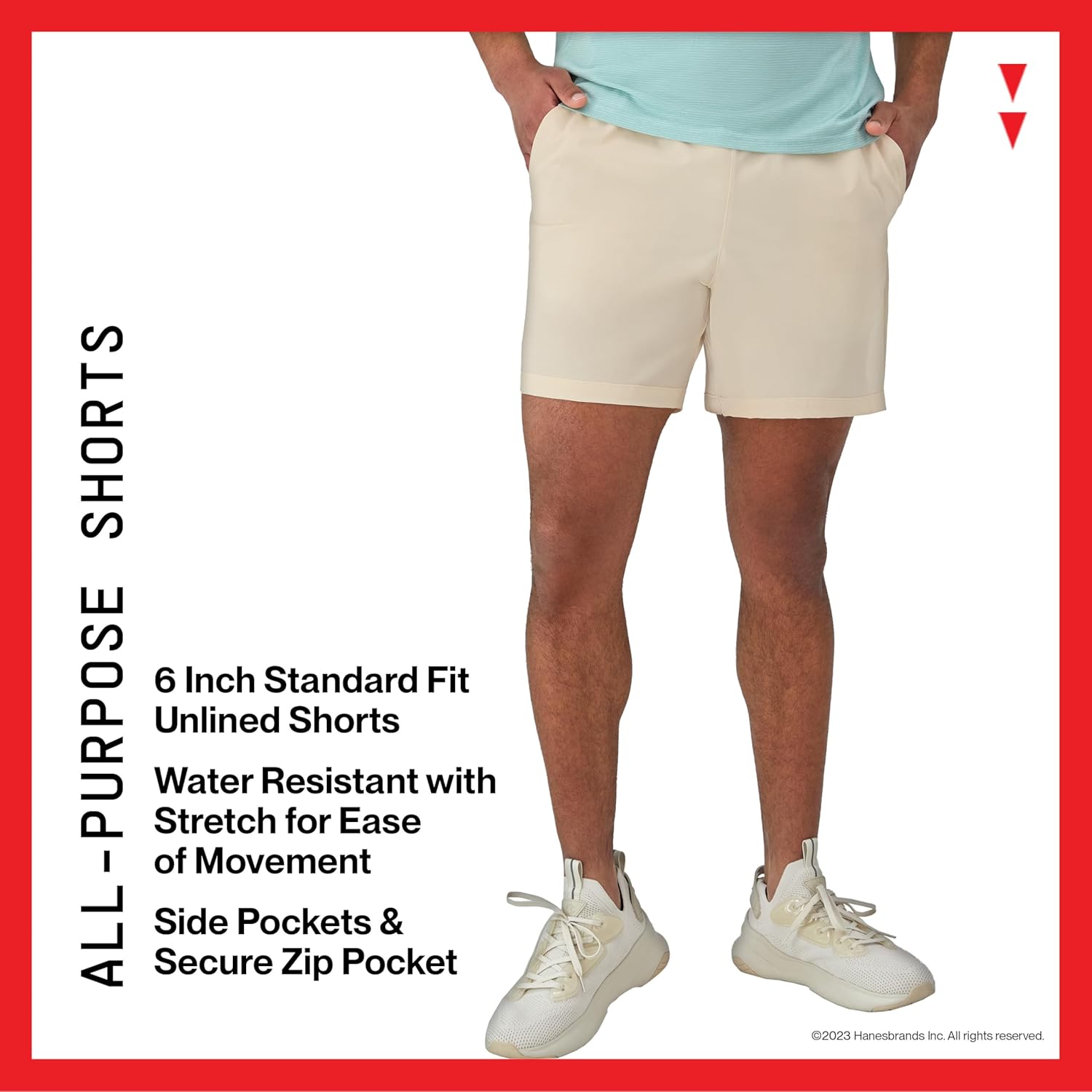 Champion Men's Purpose Water Resistant Sport Swim Shorts, 6"