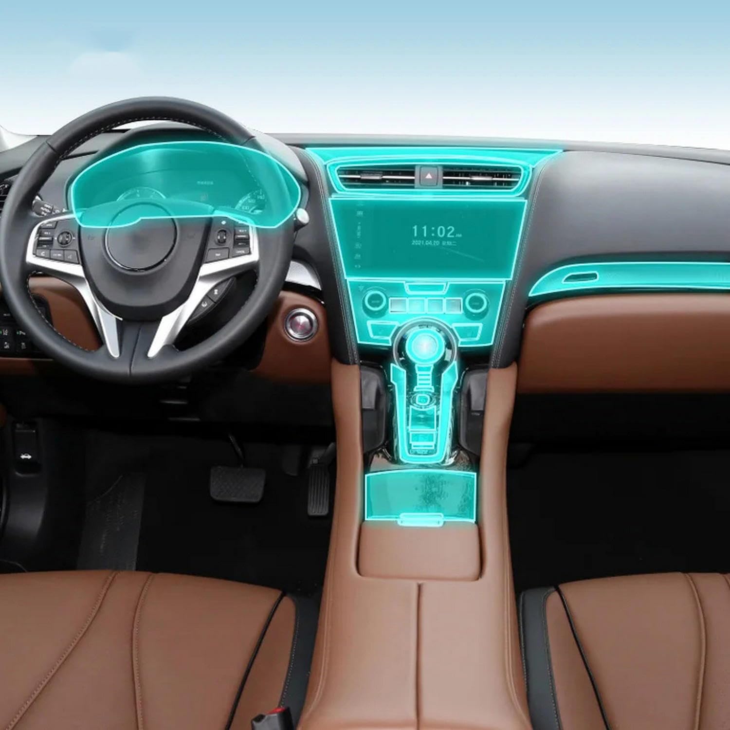 Film protecteur console Acura CDX pour un intérieur toujours neuf