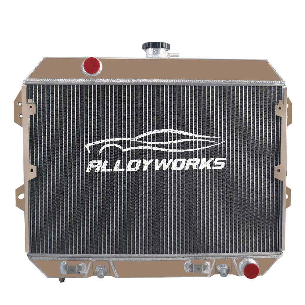 Amazon.com: ALLOYWORKS 4 Row Core Aluminum Radiator For 1975-1978