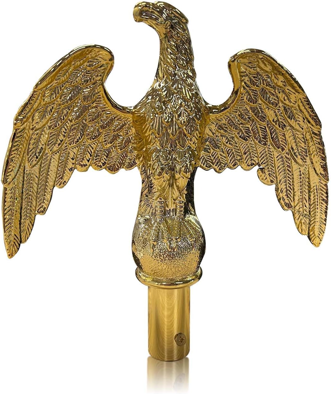 AMZFLAG Metal Eagle Flag Pole Topper for Indoor, Gold