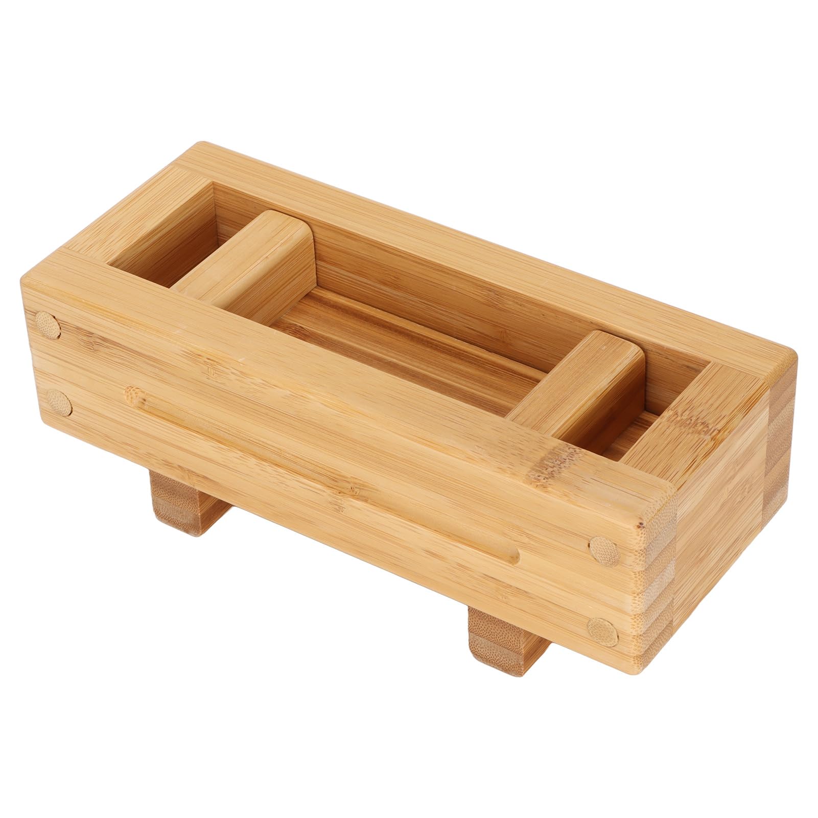 Molde de Arroz de Madera Aramox para Cocinar, Molde de Prensa de Sushi de Madera, Caja de Molde de Arroz Portátil Rectangular sin Olor DIY