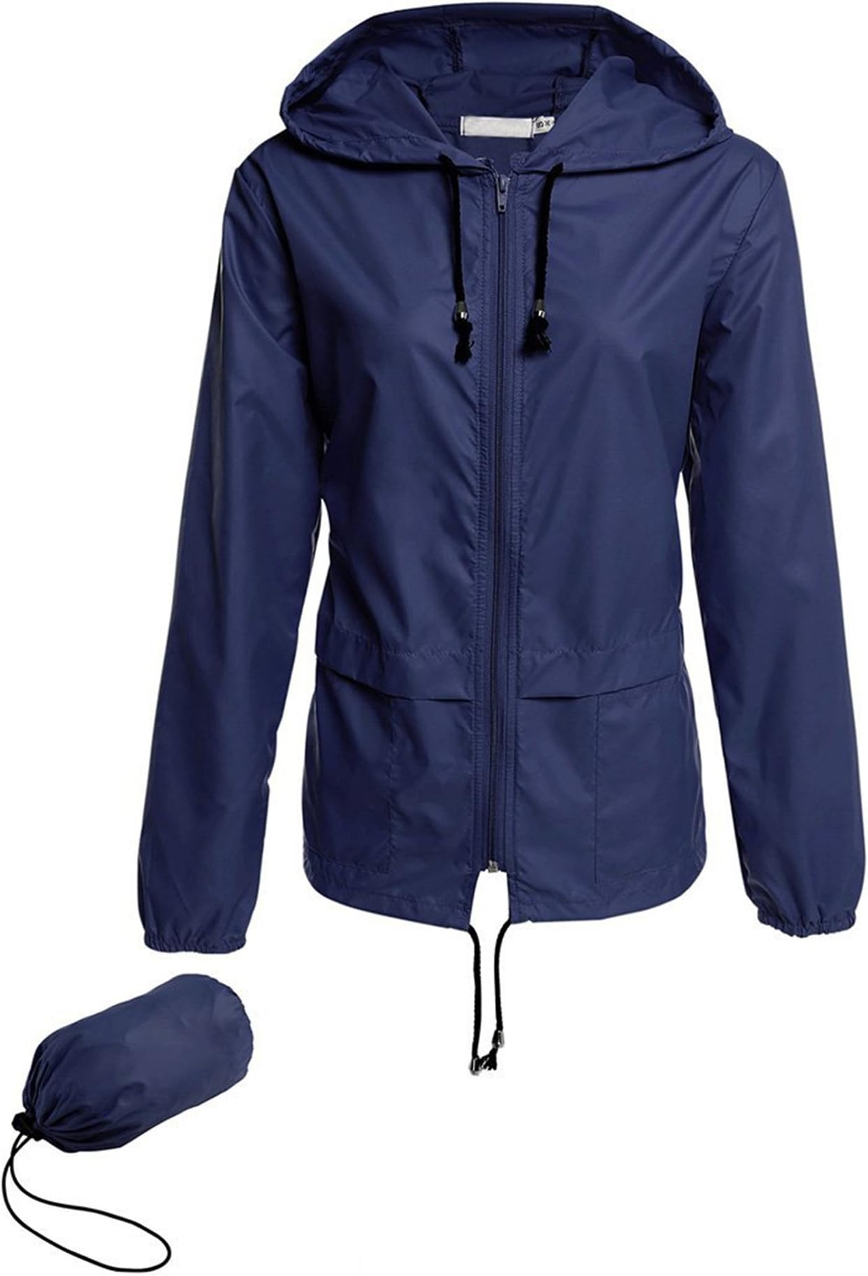 Raincoat Women Lightweight Waterproof Rain Jackets Packable Outdoor Hooded Windbreaker