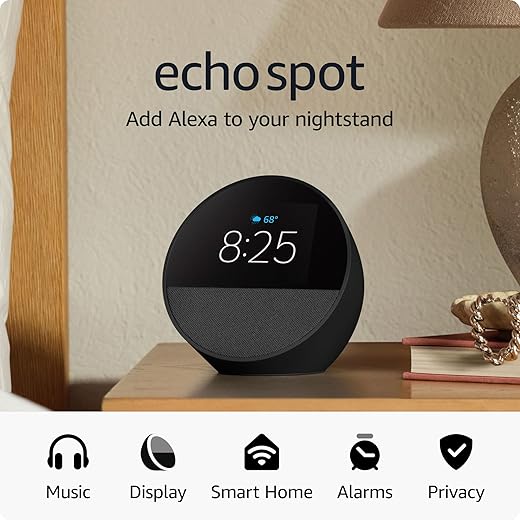 Amazon Echo Spot Smart Alarm Clock