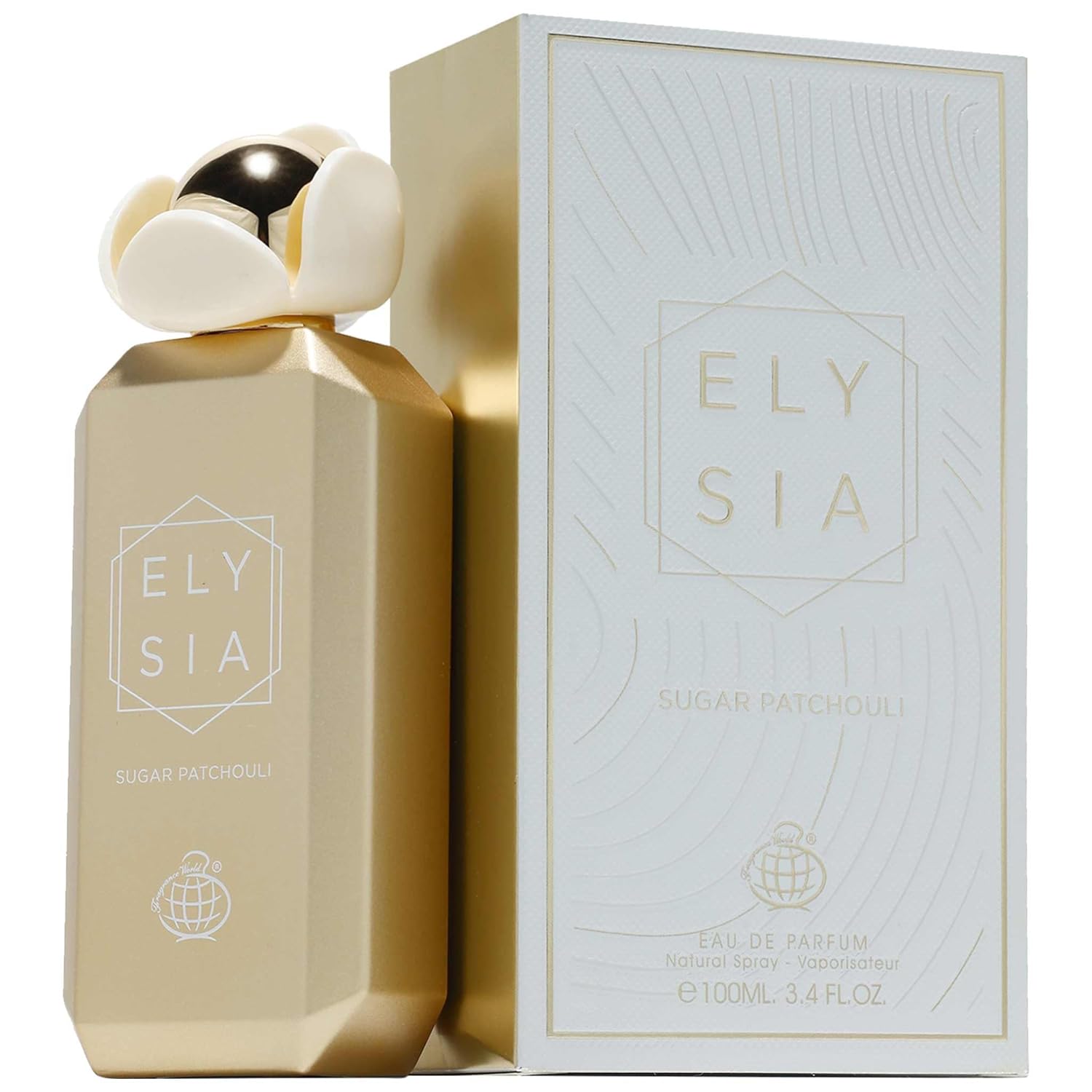 Fragrance World – Elysia Sugar Patchouli EDP (Unisex) 3.4 oz - Image 2