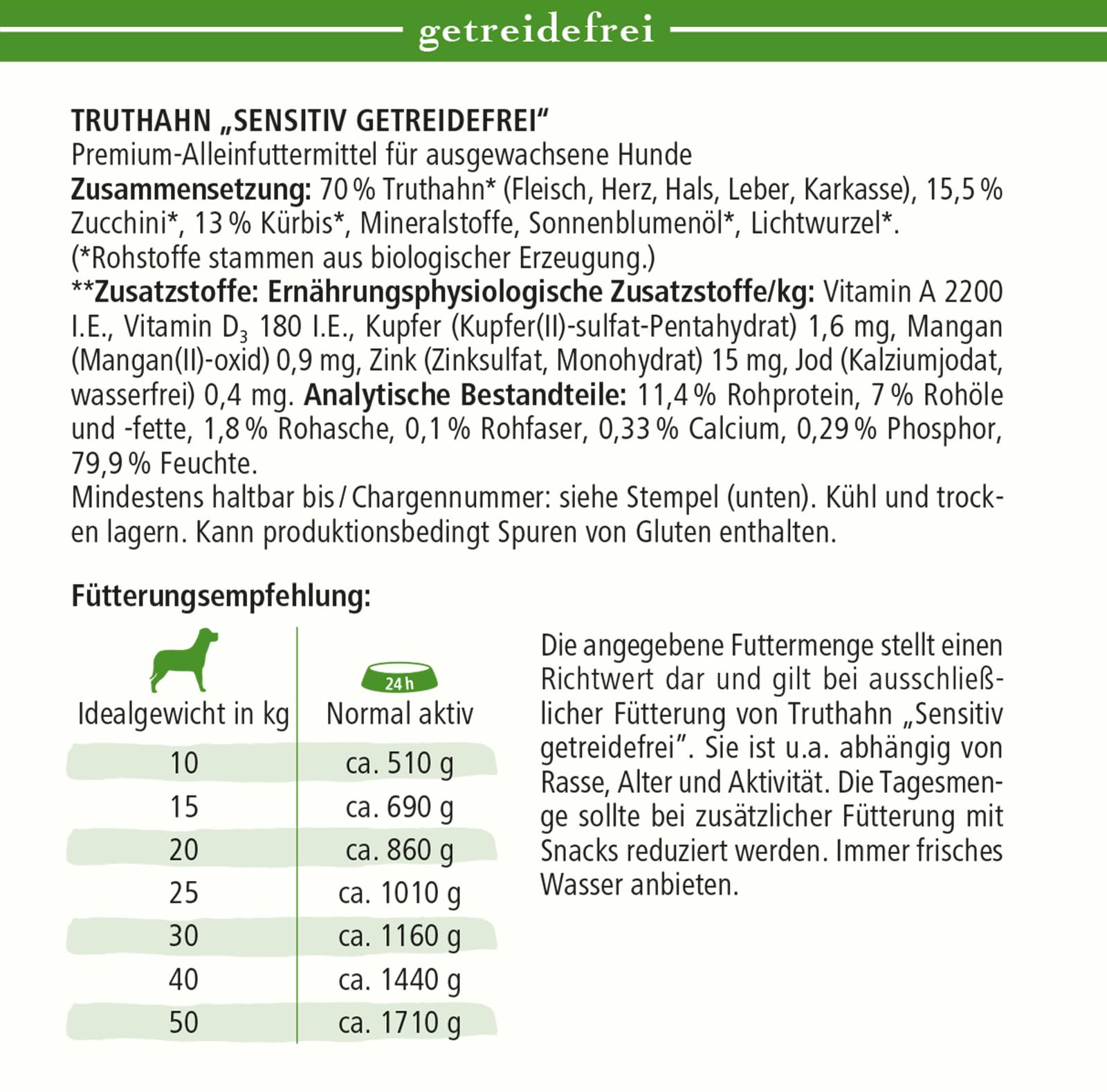 defu Hundefutter | 12 x 400 g | Bio Truthahn Sensitiv Getreidefrei | Premium Bio Nassfutter Menü | Alleinfuttermittel für Hunde