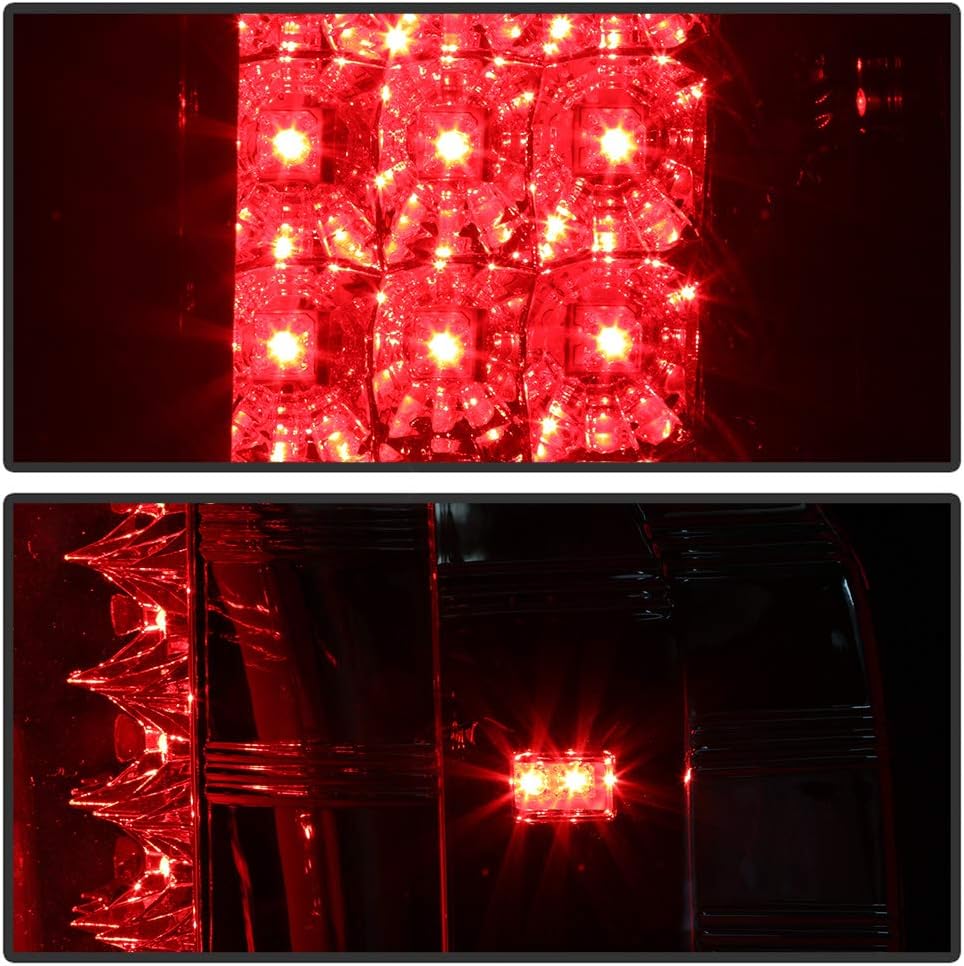 ACANII - For 2007-2013 Chevy Silverado 1500 07-14 2500 3500 LED Tail Lights Lamps Left+Right