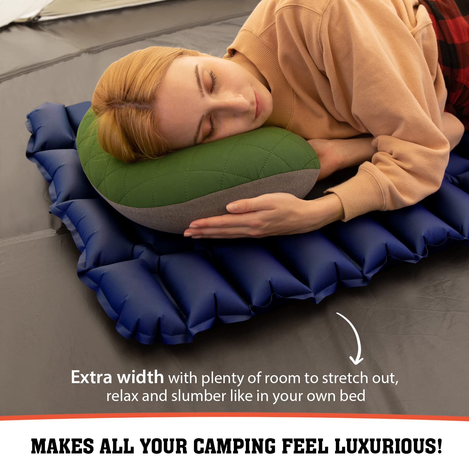 Amazon.co.jp: Hikenture 超軽量キャンプ用スリーピングパッド