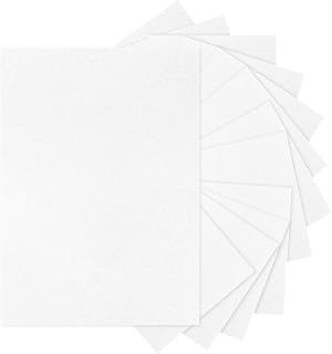 HONSIO 40 Pieces Shrink Dink Sheets Plastic Shrinky Paper for Kids DIY Crafts Keychain Making, 7.9 X 5.7 Inch