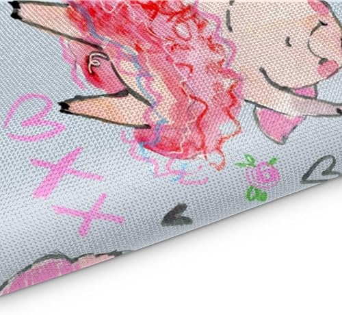 Miniatura 3 de Fun Pig Design Placemats Set of 4 Table Mats Washable Placemat Waterproof Place Mats for Party Home Dining Table Decor 18x12 in