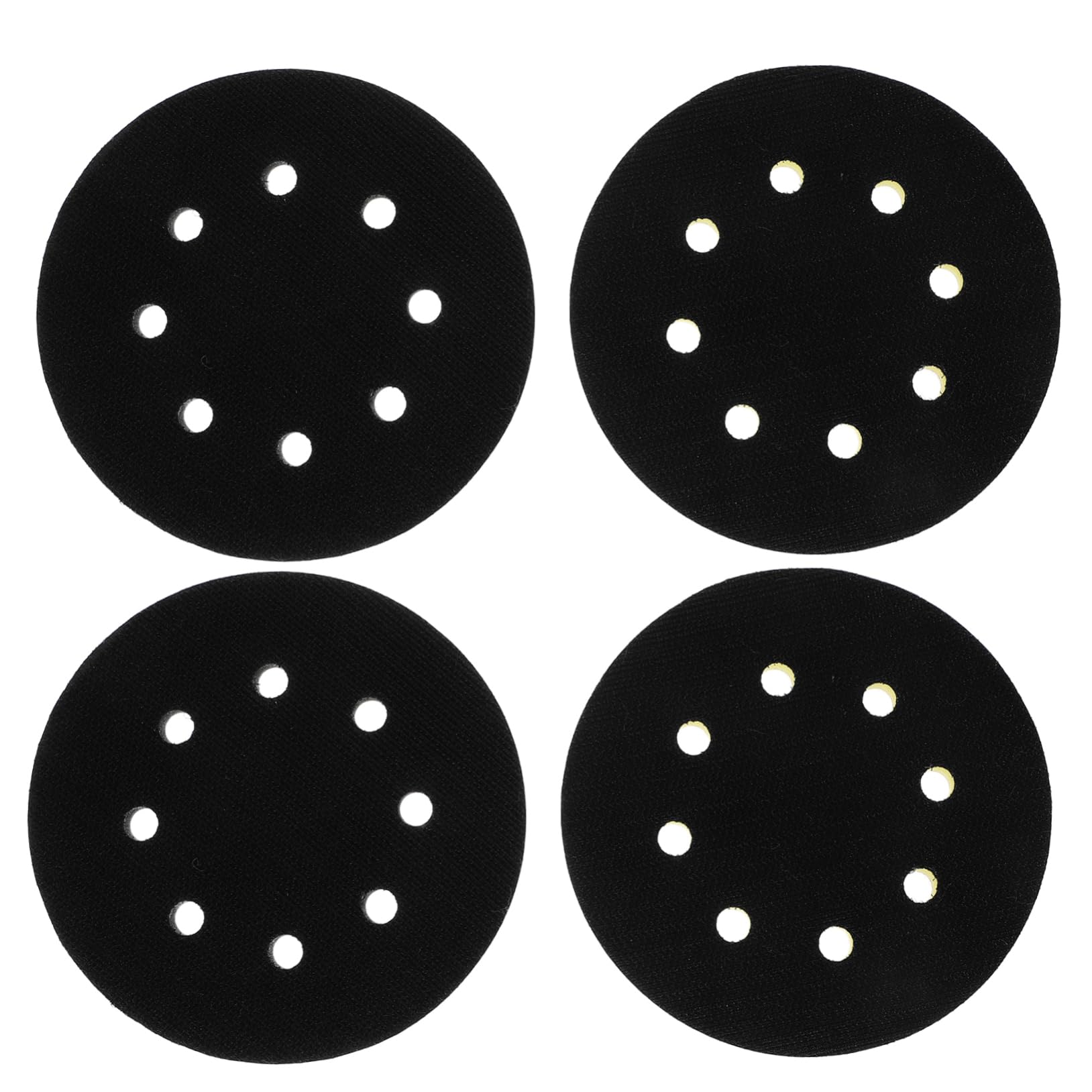VILLCASE 4pcs Soft Sponge Interface Pads for Sanding and Polishing Durable Cushion Pad for Automotive and Metal Applications Impact Mitigation and Dust Expulsion Design