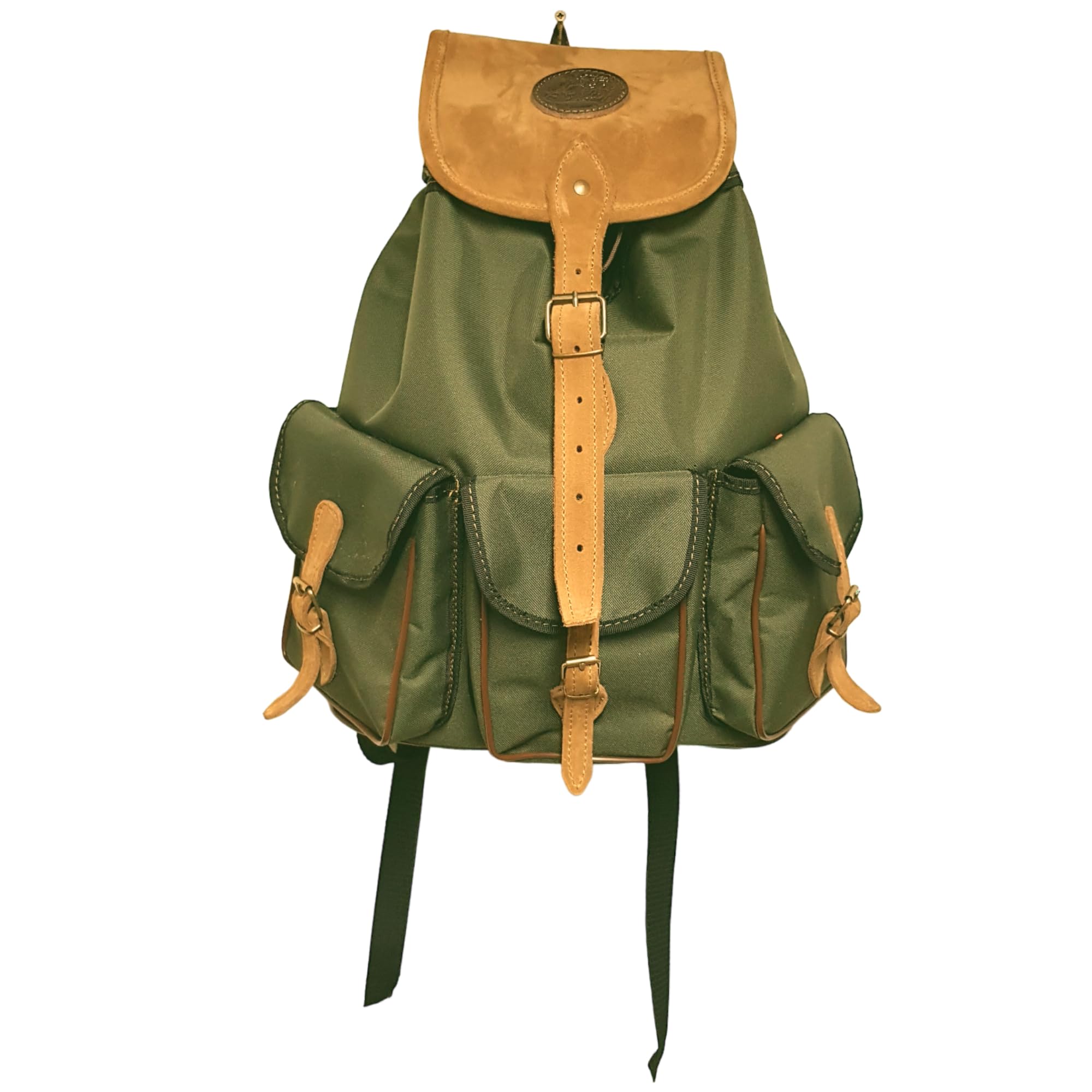 Mochila de caza, grande, fabricada en lona con 3 bolsillos