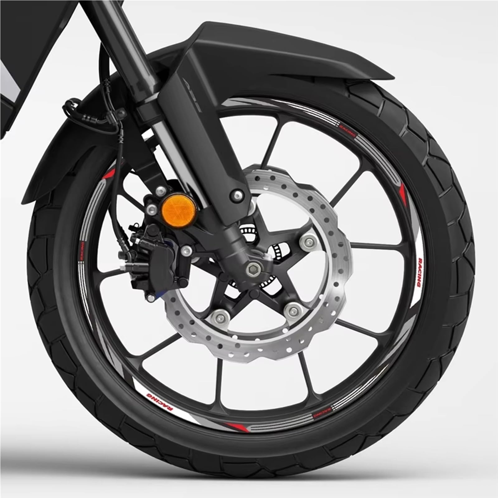 19 ”17” Motorrad Rad Aufkleber Hub Aufkleber Felge Streifen Band Für NX500 2024 NX 500(Set Meal 1)
