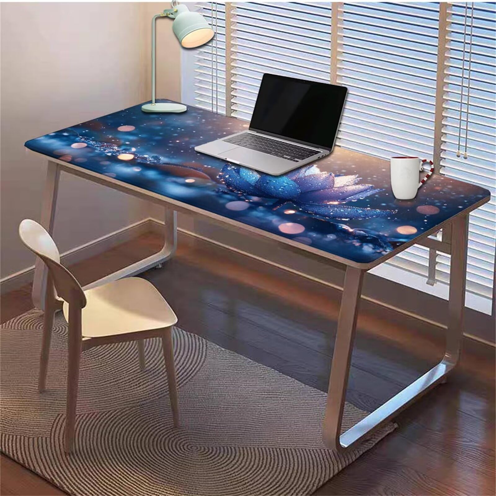 Gamingowa podkładka pod mysz 1200 x 600 x 3 mm, XXL, wodoszczelna, odporna na ścieranie, z przyszytymi krawędziami, podkładka na biurko, poprawia prędkość i precyzję pod laptopa, komputer, wzór