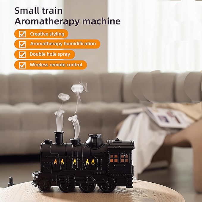 Difusor de Aromas Eléctrico Retro Train 300ml Ultrasónico miniatura 3