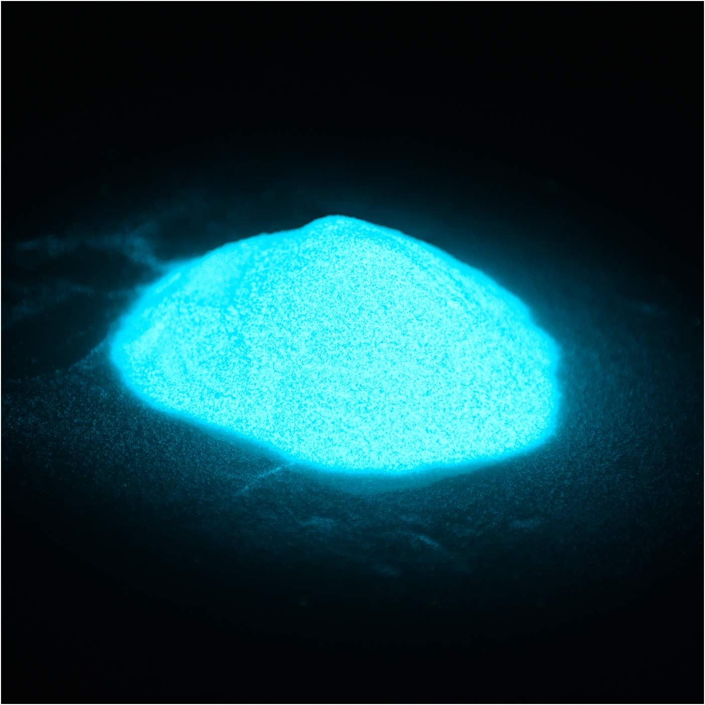 lumenticsAfterglow glitter - Glow in the dark glitter. Fairy dust crafting glitter with afterglow pigments. (Luminous colour: blue-green)