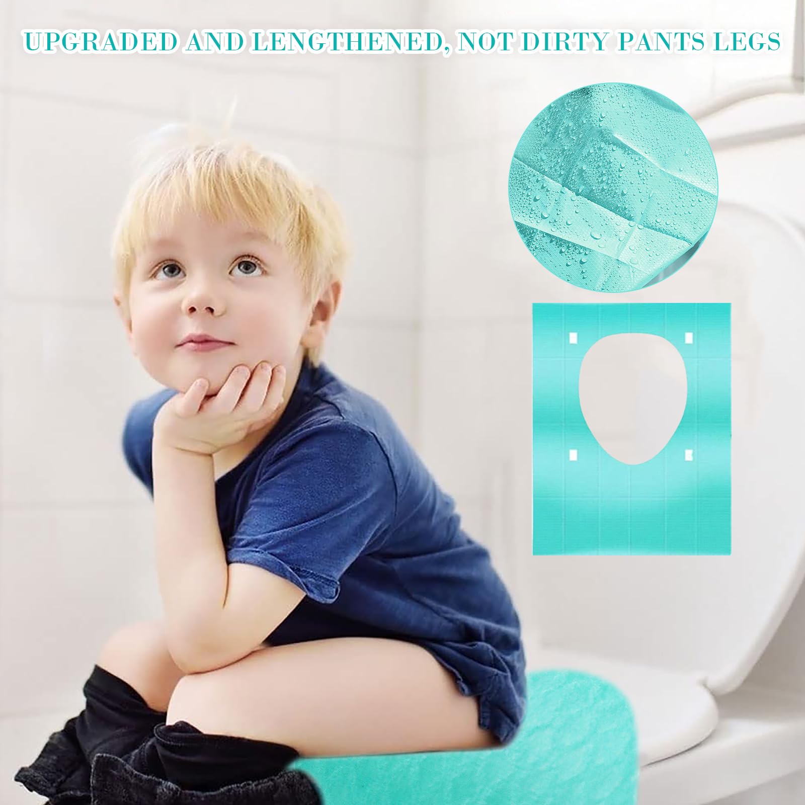 Copri Water WC USA e Getta Set 50 Copriwater Tavoletta WC Tessuto Non Tessuto Igienico
