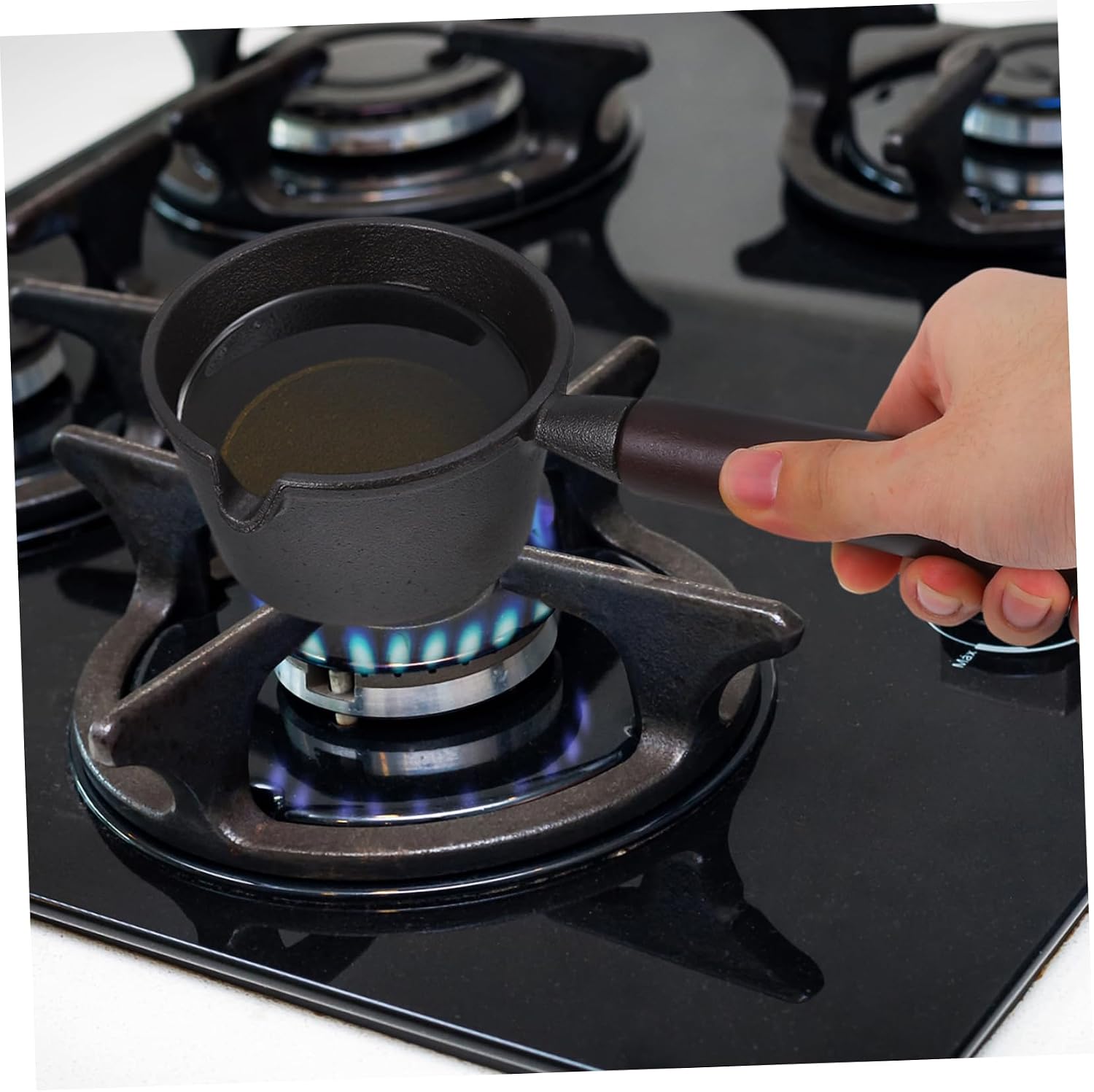 Mini Cast Iron Skillet Griddle Frying Pan Small Non Stick Frying Pan Portable Pot