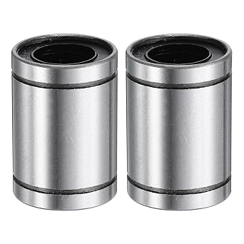 uxcell 2pcs LM12UU Linear Bearing 0.5 inch 12 mm Bore 0.8 inch 21 mm OD 1.2 inch 30 mm Long Linear Ball Bearing Double Side Rubber Seal Bearing Steel CNC Machine 3D Printer Food Packing Machine