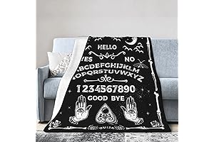 Ouija Board Occultism Throw Blanket
