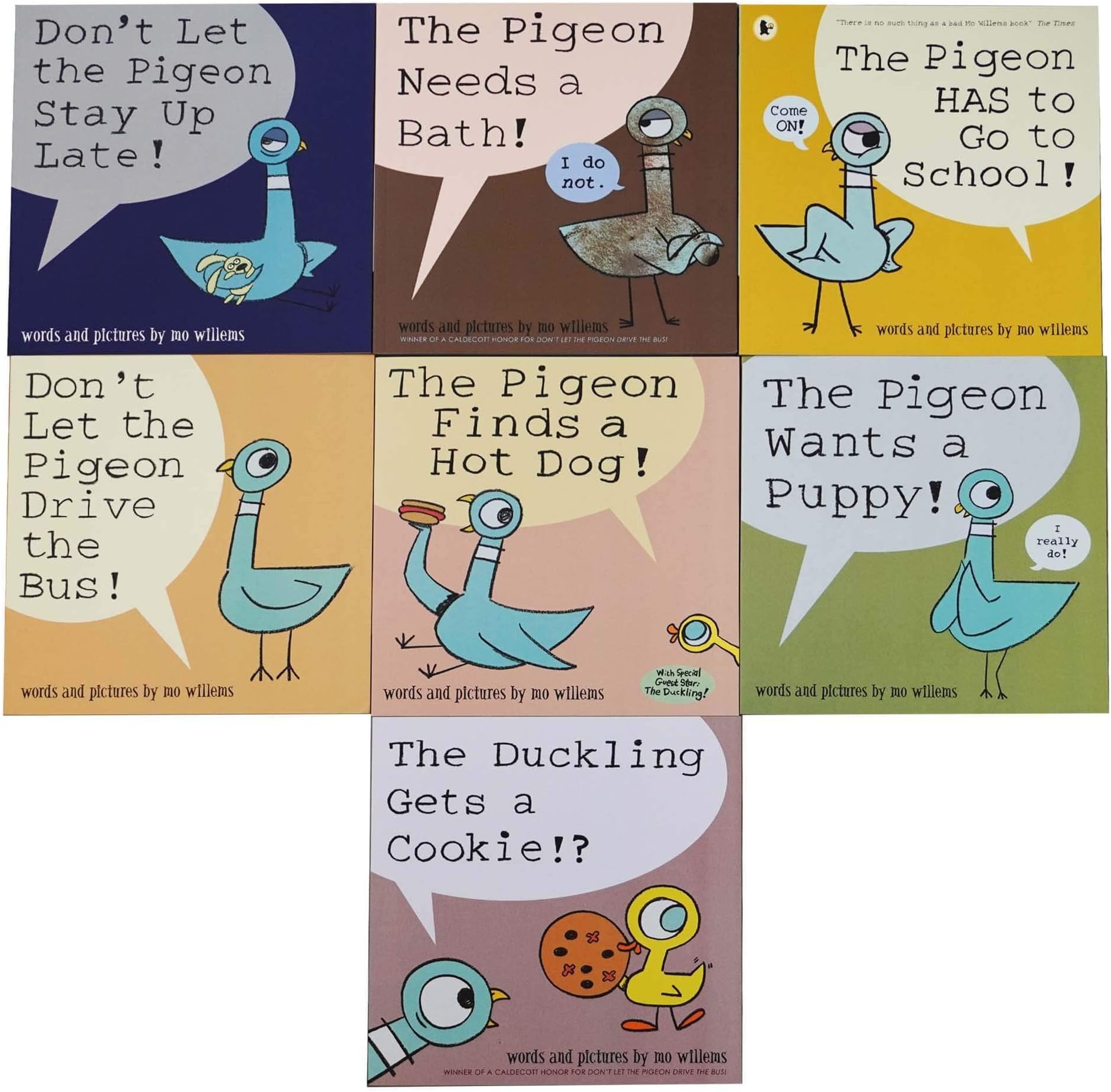 The Mo Willems' Pigeon Book Collection
