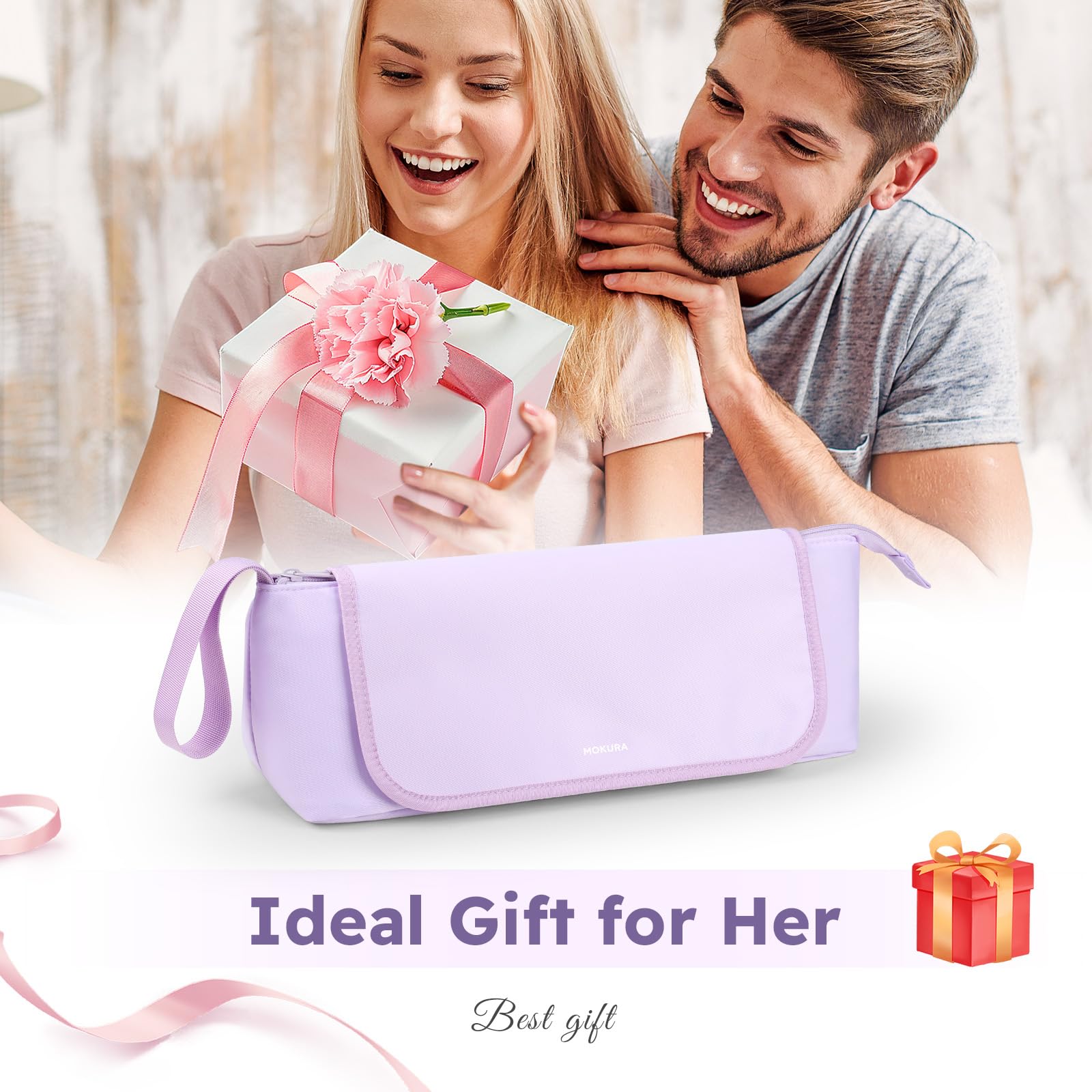 MOKURA Travel Hair Tool Bag - Purple -7