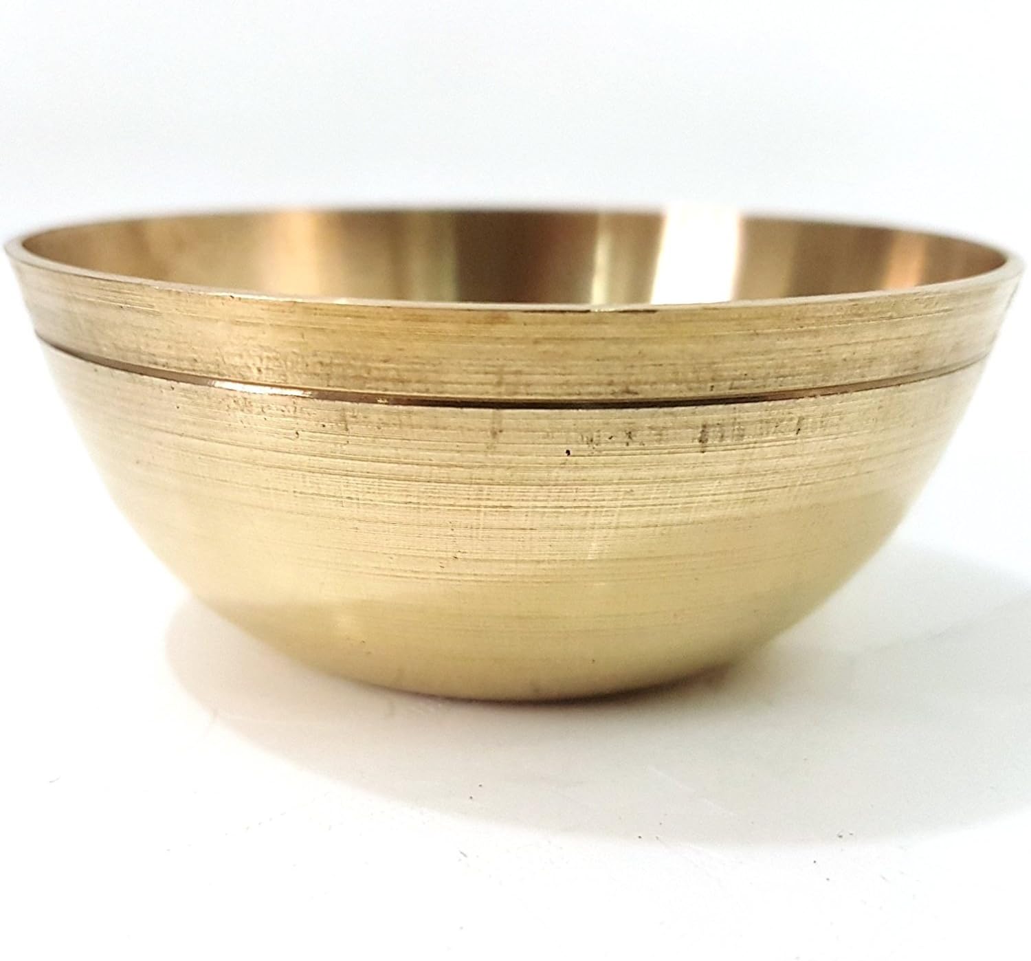 100% Pure Brass Bowl for Bhog Prasad Arti Vraja Krishna Ganesha Laxmi Worship Pooja