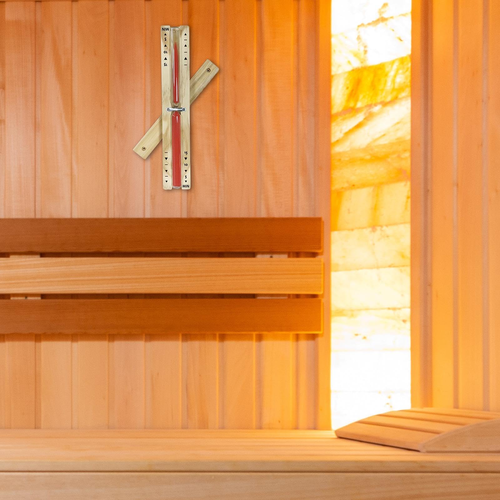 2x Timer per Sauna con, Accessori per Controllo del Tempo