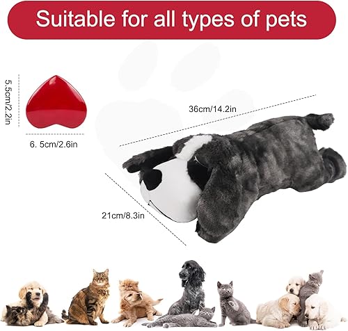 Miniatura 7 de IFOYO Heartbeat - Juguete para perros con ayuda conductual para cachorros, juguete cómodo para entrenamiento de jaulas, latido del corazón para