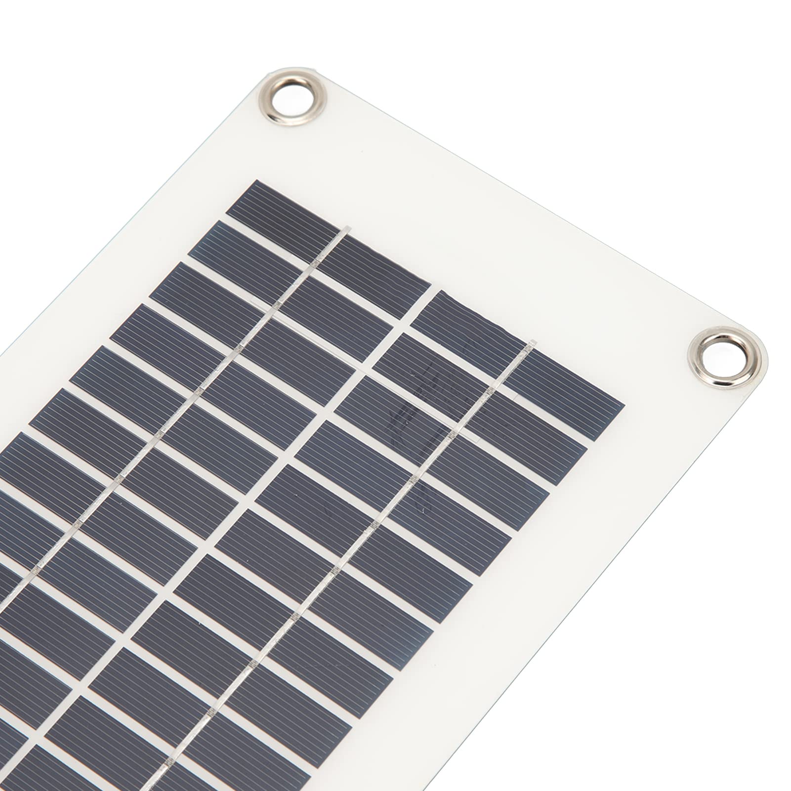 banapoy 30W 12V 24V Portátil Kit Panel Solar Polisilicio con Controlador Voltaje Carga 50A para RV Inicio Barco Camping, Panel Solar Al Aire Libre, Suministro Energía Emergencia