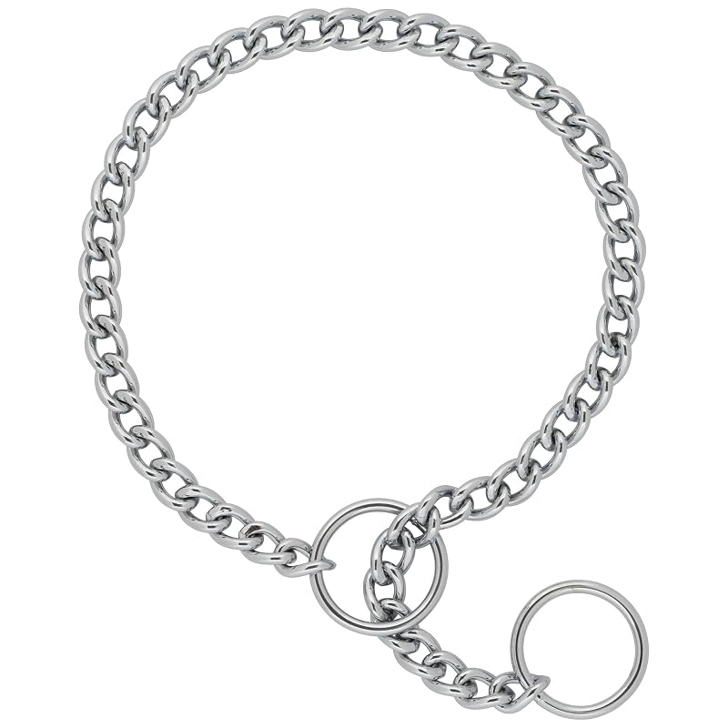 Coleira de Enforcamento para Cães Terrain D.O.G. com Corrente Cromada 2,0 mm x 35,56 cm