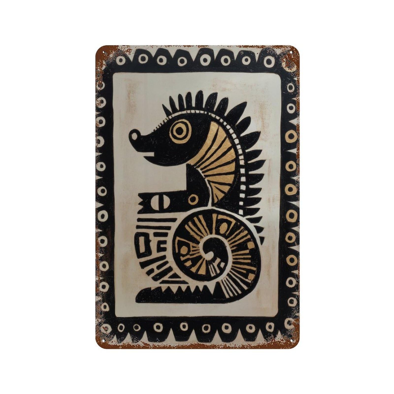 xiaoxiaoshen Traditional Mexican Animal3 Wall Decor Art Metal Tin Poster Modern Home Decor Art Home Bar Shop Decorations Vintage Sign 30x20cm