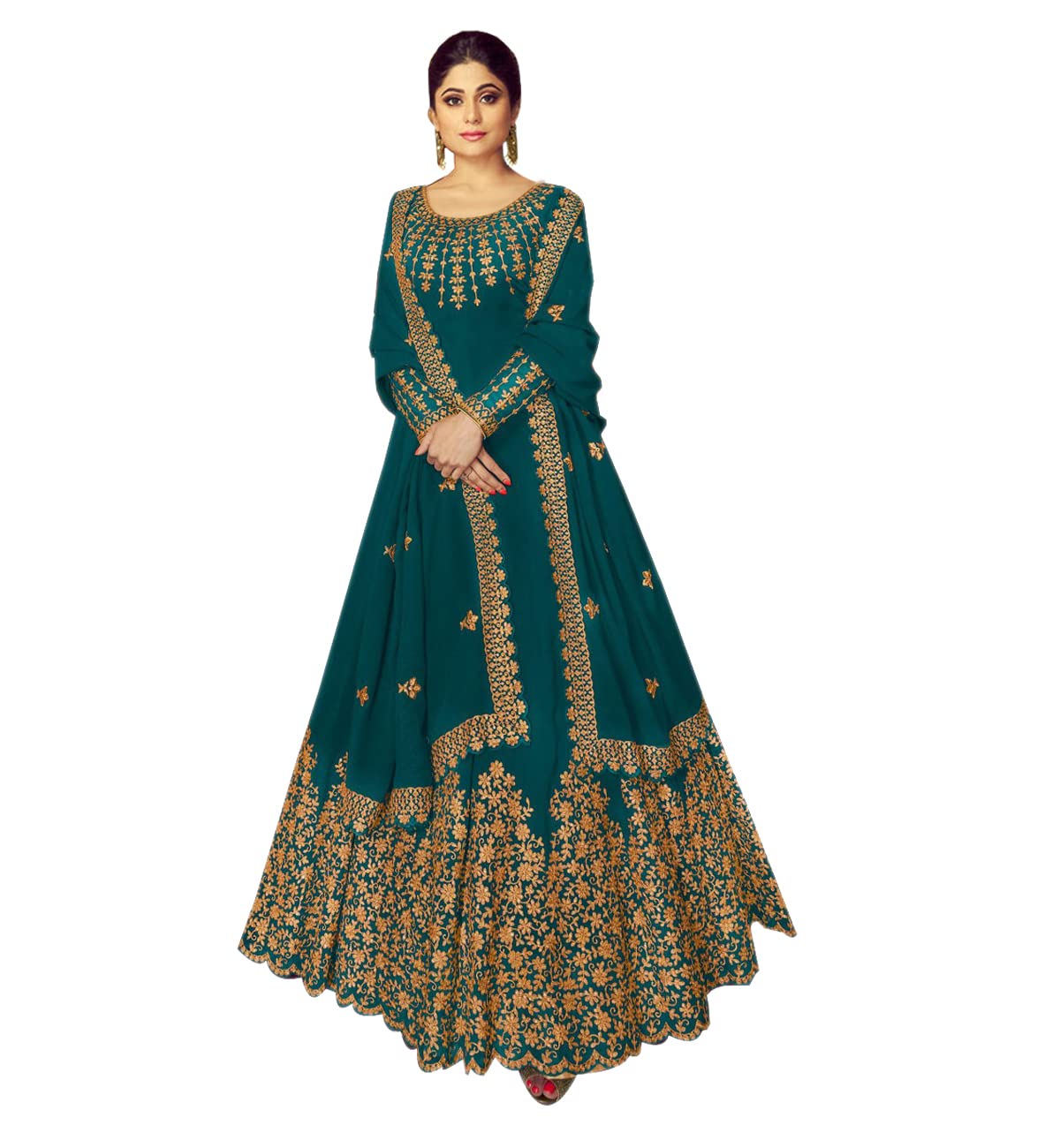 Anarkali Kurti With Dupatta