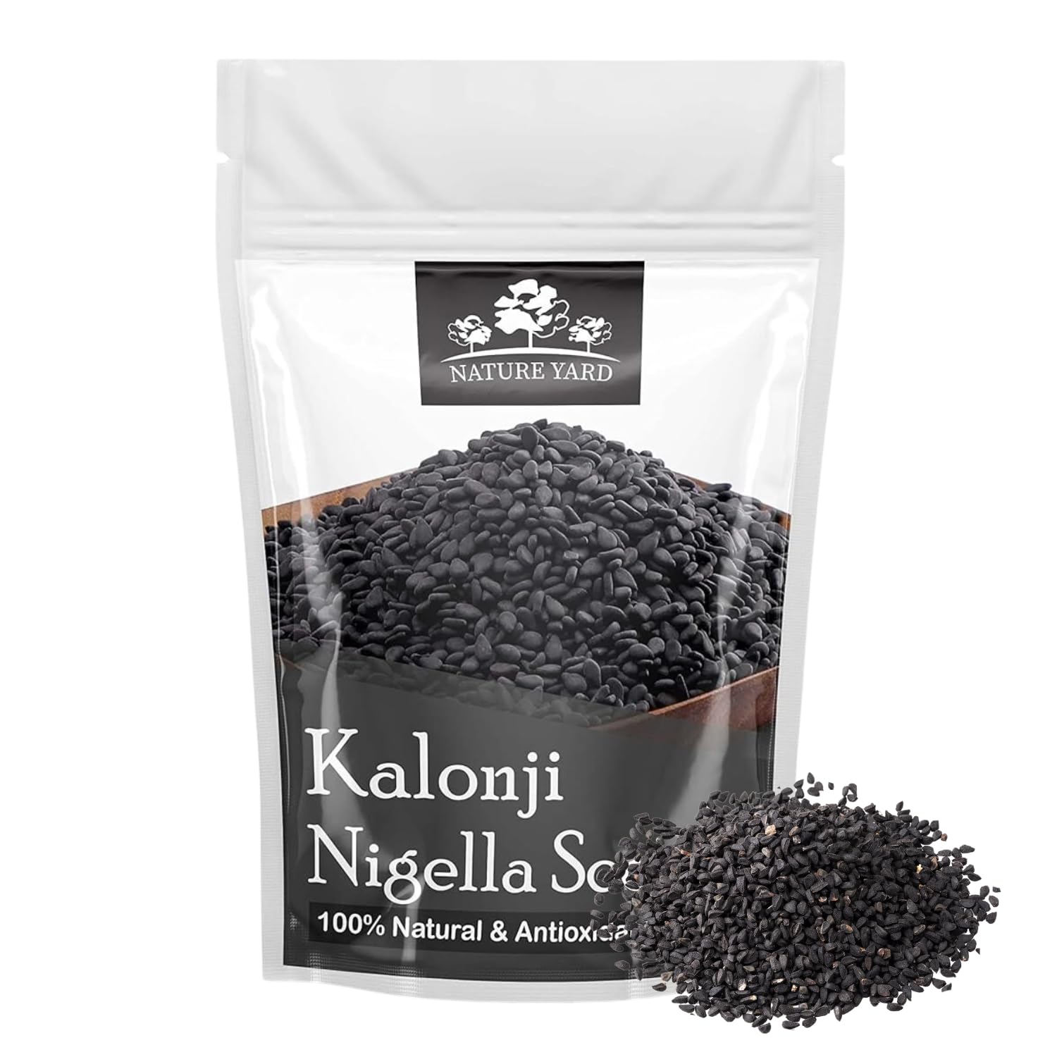 NATURE YARD Organic Kalonji Seeds for Hair Growth - 100 gm - Pure Nigella Seeds/Black Onion Seed (B0BVFZWR67) Amazon Price History, Amazon Price Tracker