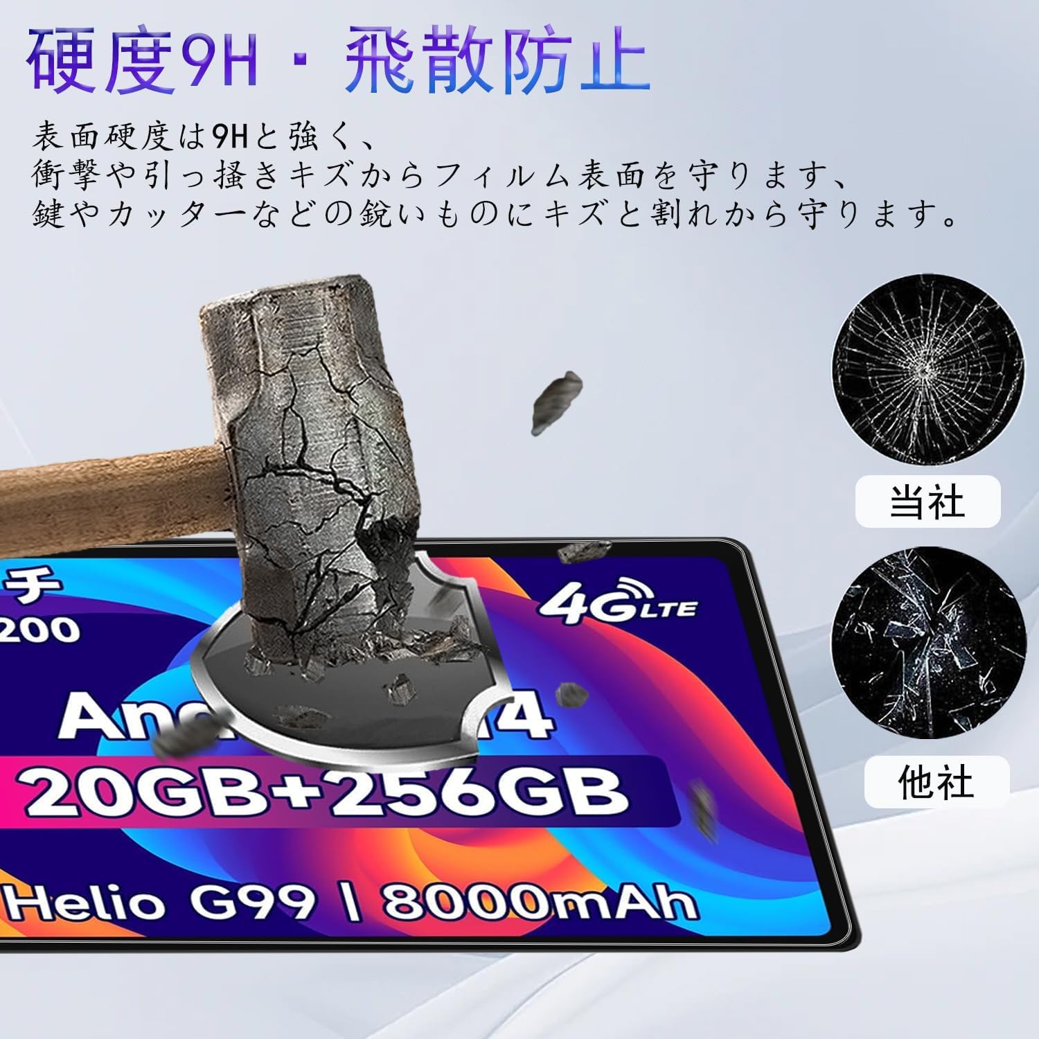Amazon.co.jp: 【Bmax I11 Power タブレット専用保護フィルム】 強化