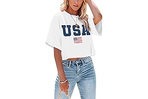 Patriotic Crop Top: Perfect for July Fourth Celebrations